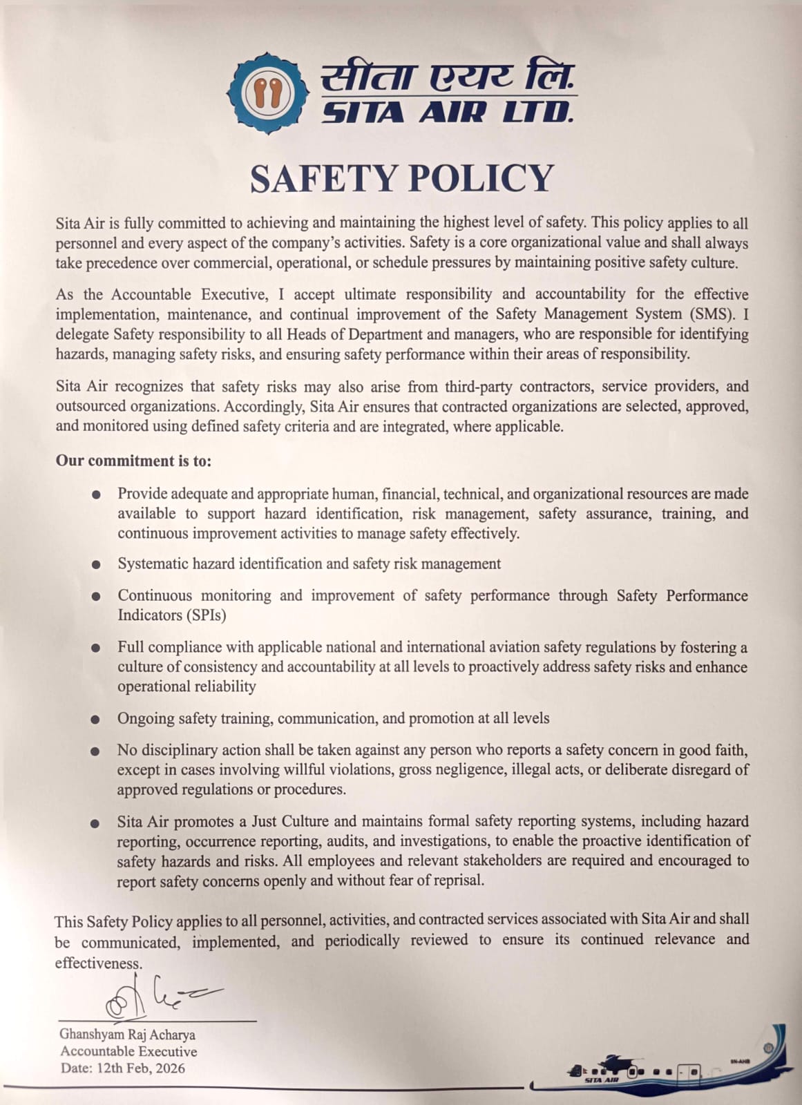 Safety Policy